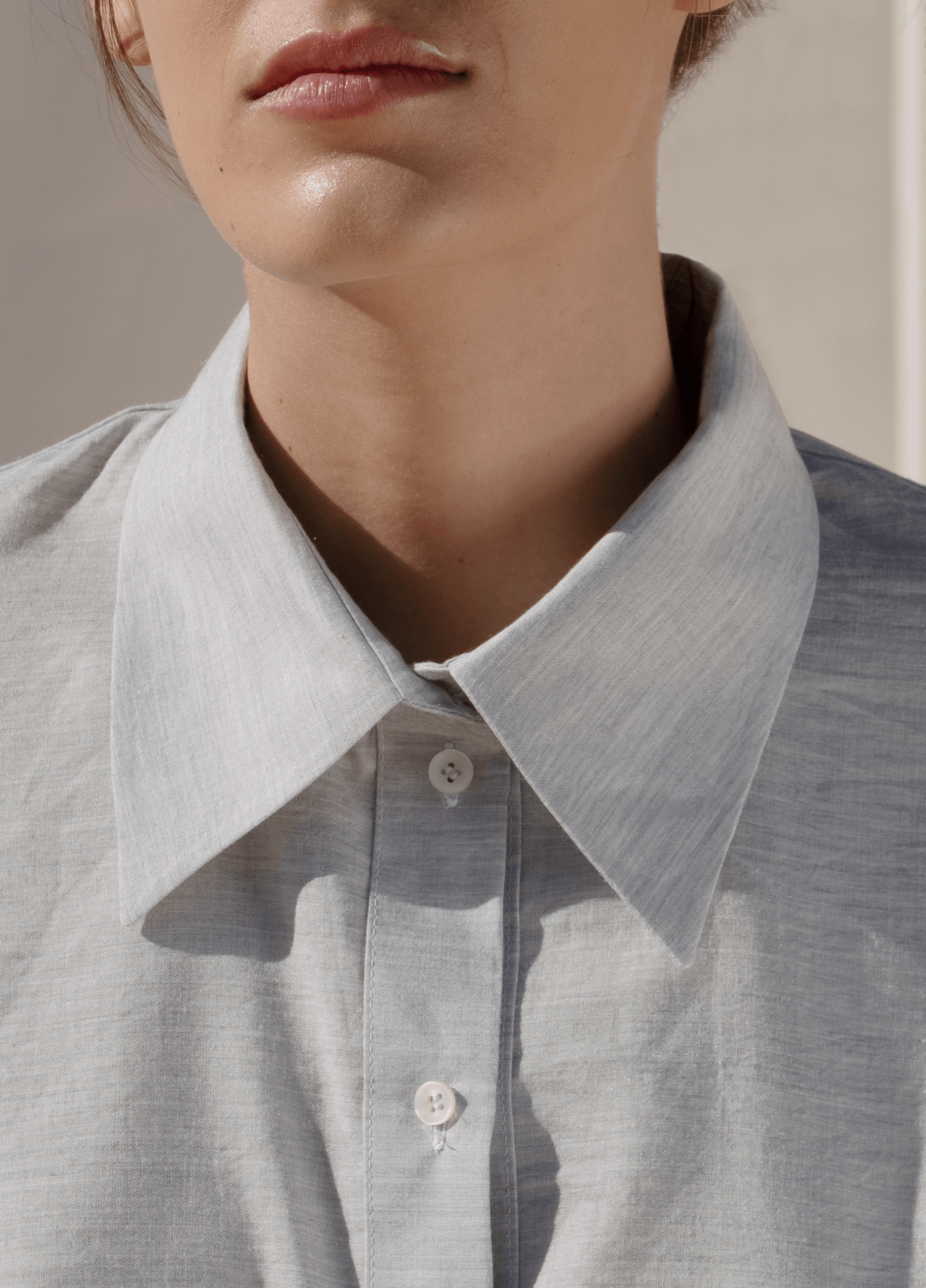 GREY MELANGE SHIRT