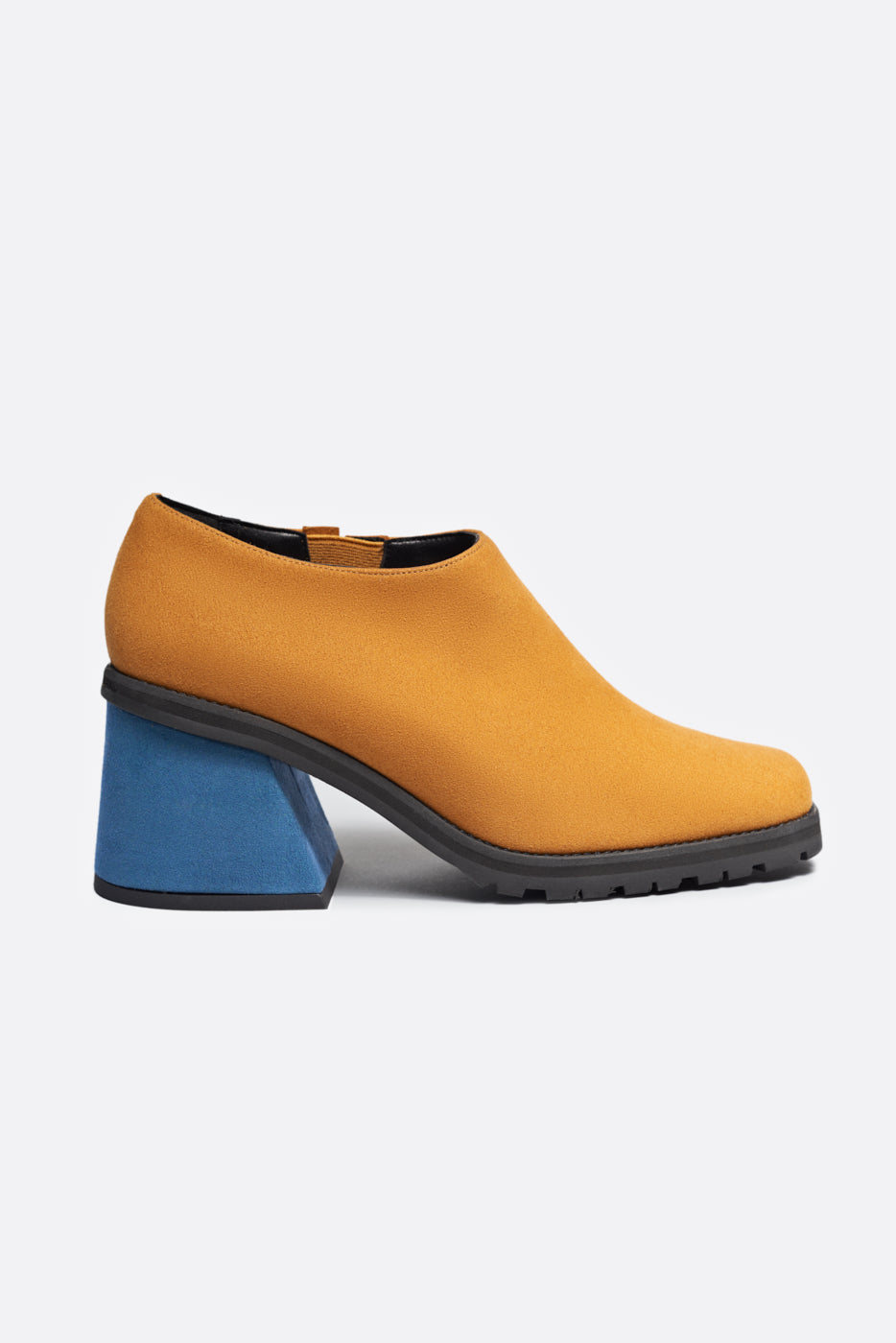 MUSTARD BLUE HEEL