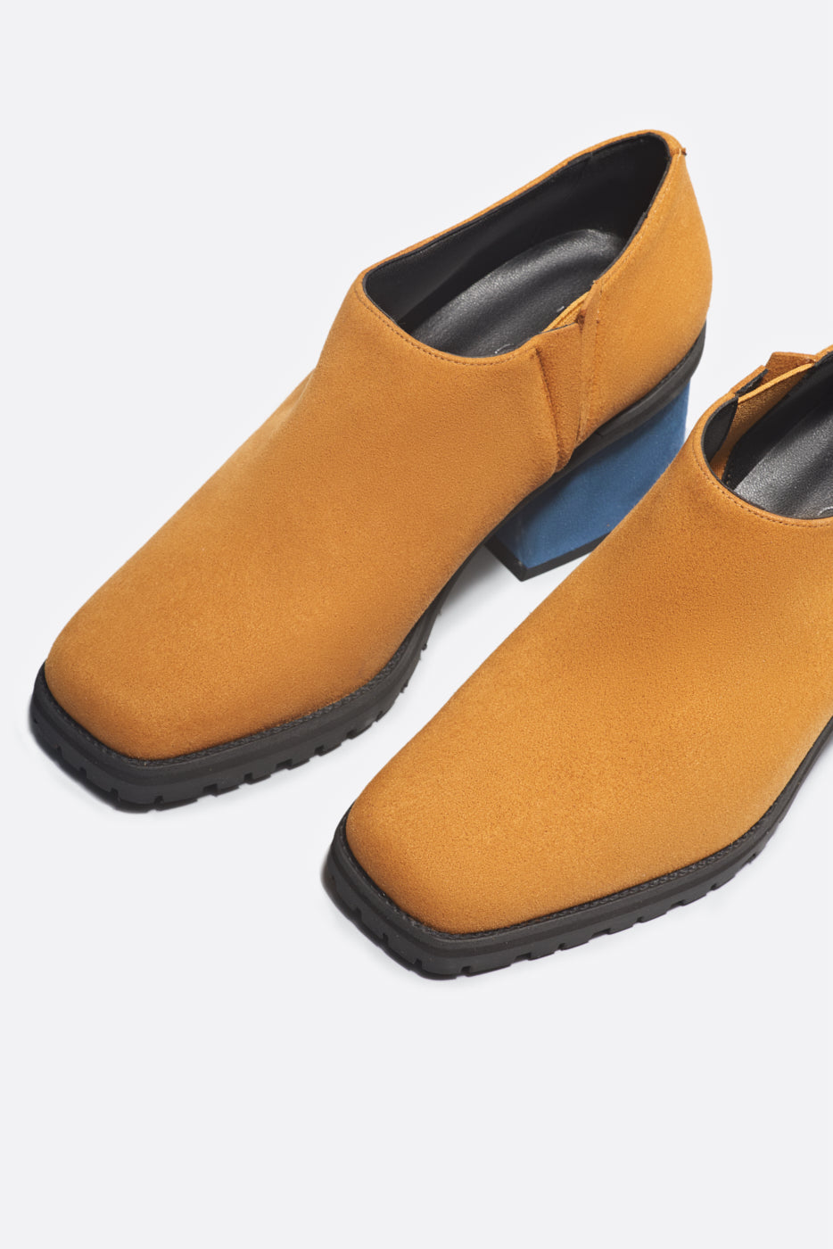 MUSTARD BLUE HEEL
