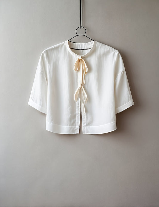 LILY OVERSIZED CROP SHIRT